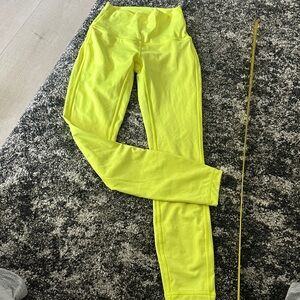 lululemon athletica Bright Yellow Leggings